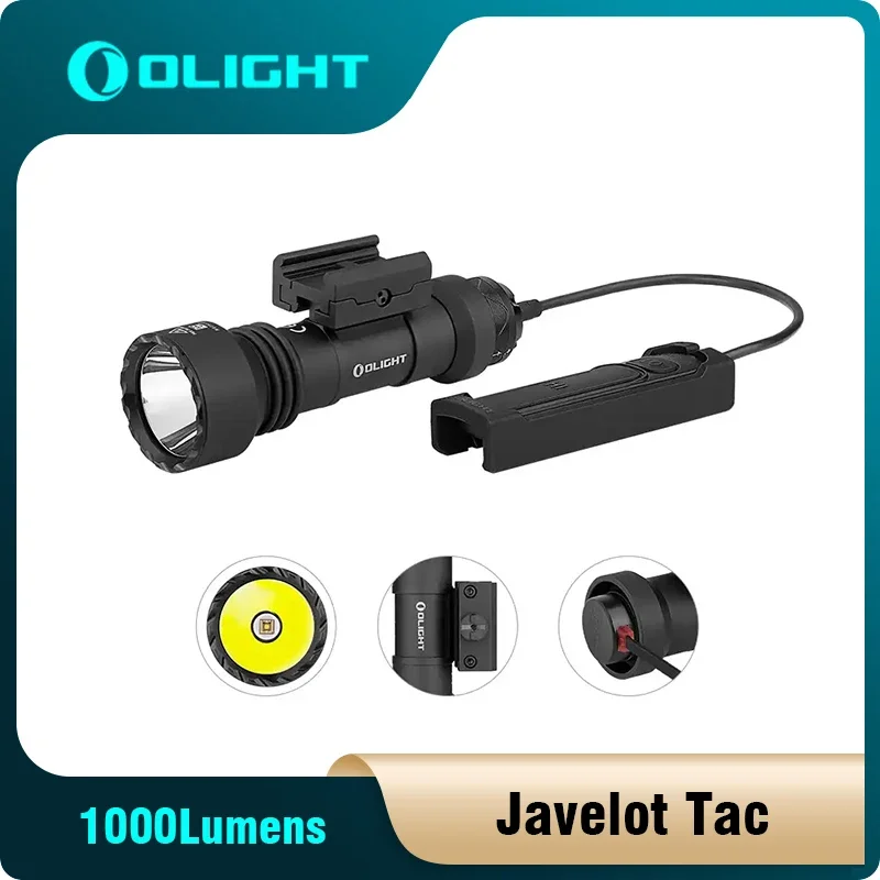 Olight Javelot Tac M-Lok WML Rail Mount Light Black, 1000