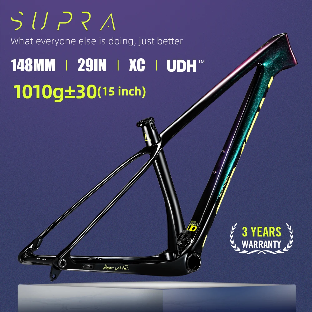 2024LEXONSUPRACarbonMTBFrame29erMountainBikeFramesetUDH148MM