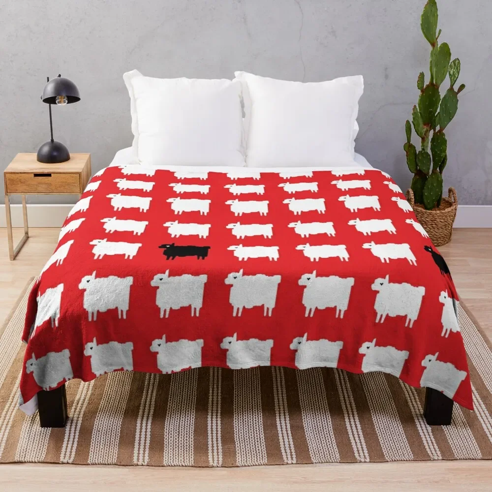 

Diana's Black Sheep Jumper Throw Blanket Nap Blanket Luxury Blanket