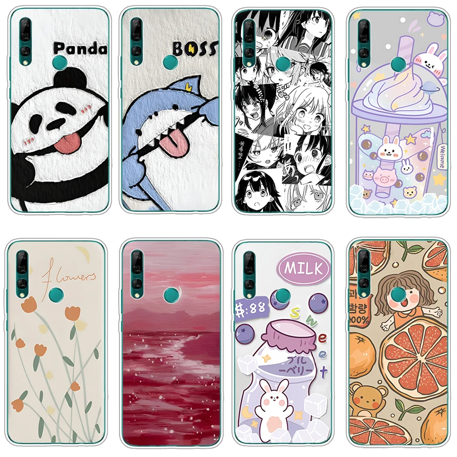 Custodia In Silicone Per Huawei Y6 Y9 Prime 2019 Y9 2018 Custodie Coque Bumper Cover Posteriore Shell Protettivo Soft Tpu