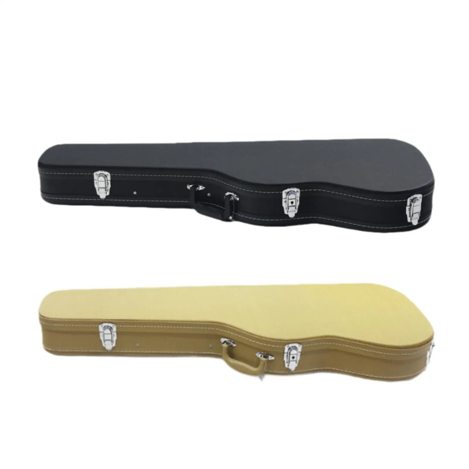 Electric Bass Guitar Bag Thick Padding Guitar Travel Case PU Leather Carrying Bag Gig for Accessories Bass Electric