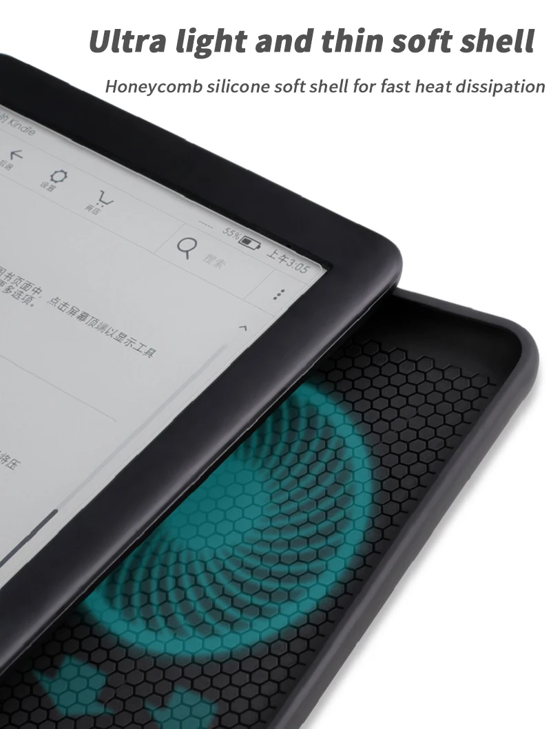 Funda magnética inteligente para Kindle Paperwhite 5, cubierta magnética de  2021 pulgadas para Kindle 10, 6,8, 4, 3, 2019, completamente nueva, 2/1 -  AliExpress