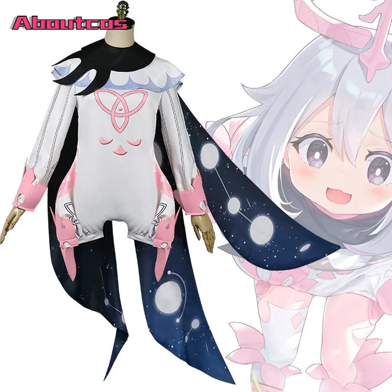 

Genshin Impact Cosplay Paimon Outfit Party Dress Uniform Anime Wig Cosplay Costume Kawaii Halloween Costumes For Women