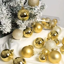  24/36pcs Christmas Ball Christmas Tree Decoration Ornaments for Home Decor Halloween New Year Navidad Pendant Ball Accessories 