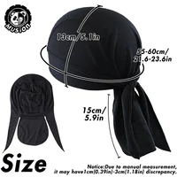 Musion Durag for Men Cycling Pirate Hat Breathable Mesh Pirate Bandana Cap Sweat Absorbent Helmet Inner Head Cover Skull Cap for 2