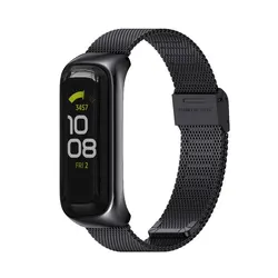 Leather Sport Strap Replacement Band - Galaxy Fit 2 (Milan Black)