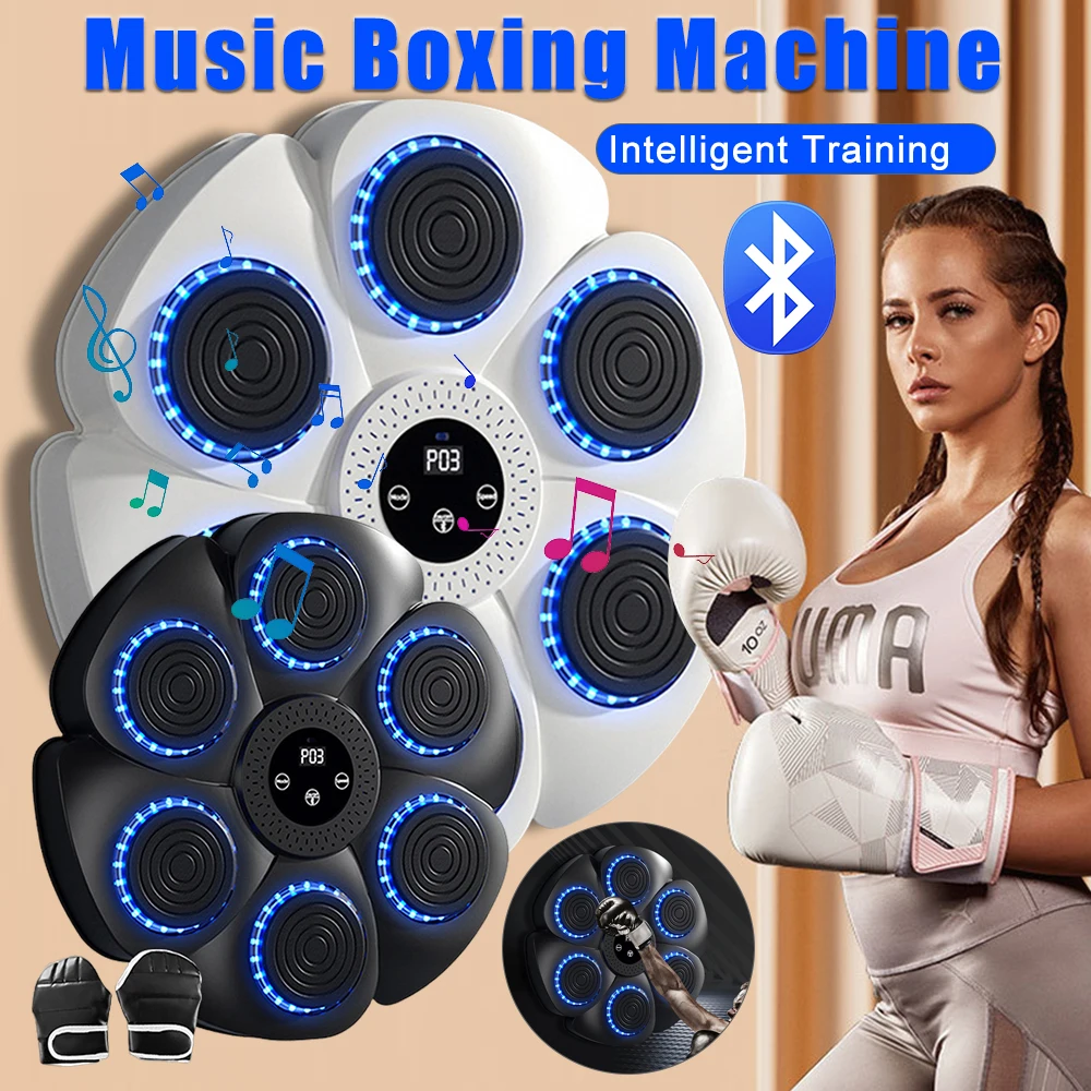 Smart Music Boxing Machine For Adult/Children Sports Fitness Boxing Trainer Home Exercise Response Training Boxing Wall Target