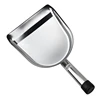 Mini Stainless Steel Garbage Shovel Small Handheld Dustpan Portable Tool for Home Bedroom Office Desktop Trash Cleaning Gadget 2