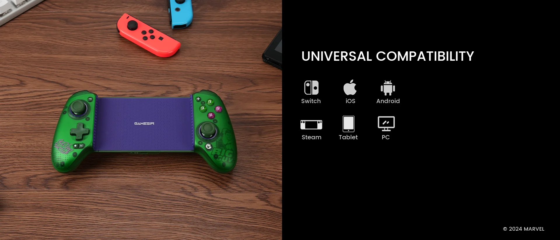 GameSir G8 Plus HULK限定　ゲームコントローラー Amazon.com: GameSir G8 Plus Hulk Edition Bluetooth Mobile