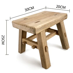 Taburete de madera,