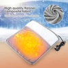 Winter Electric Foot Heating Pad USB Charging Washable Soft Plush Foot Heater Home Office Foot Warming Mat Keep Warm Tools 3