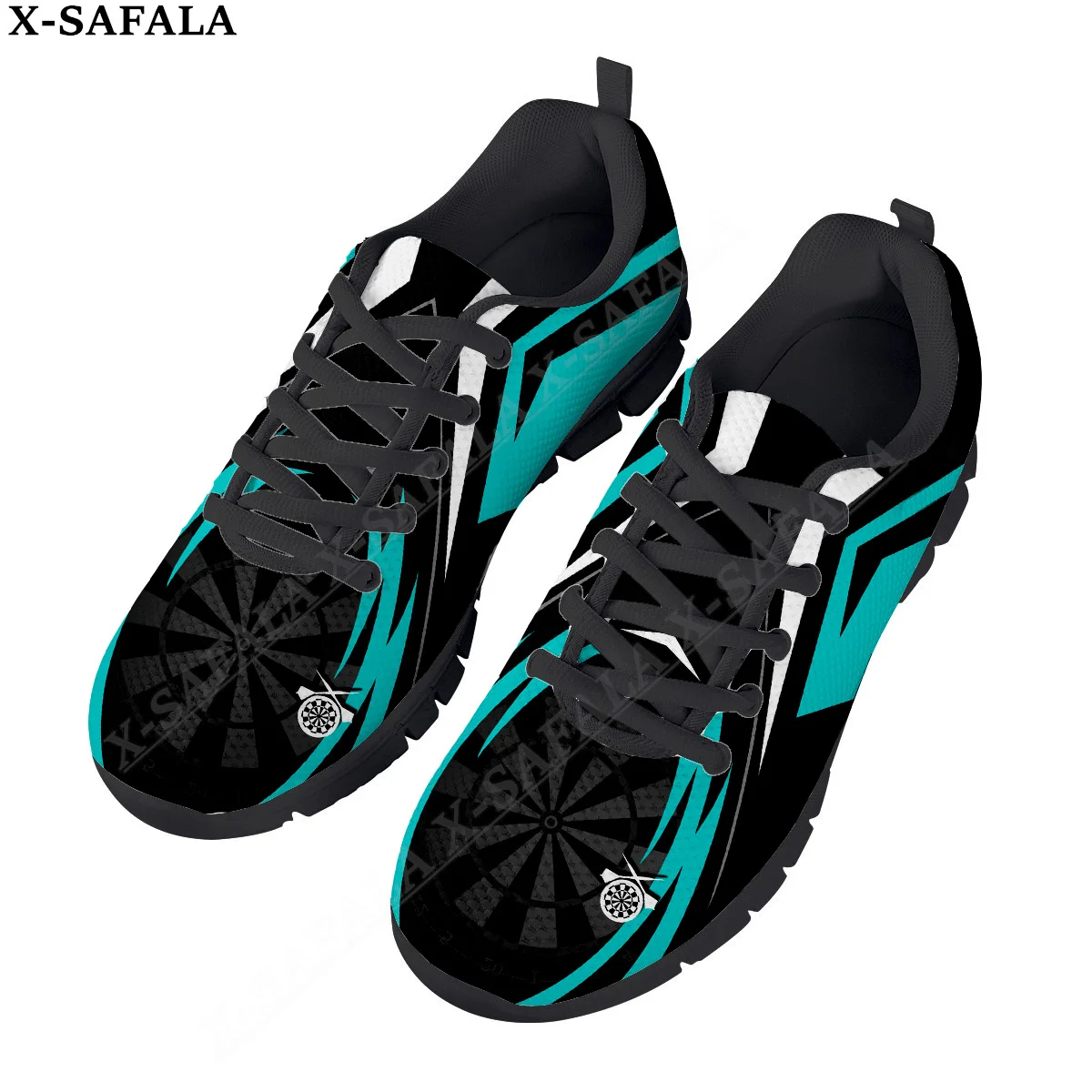 

Love Gift Darts Player Print Men's Casual Basic Daily Shoes Breathable Lightweiht Mesh Lace Up Sneakers Men Woman Sport Shoes-5