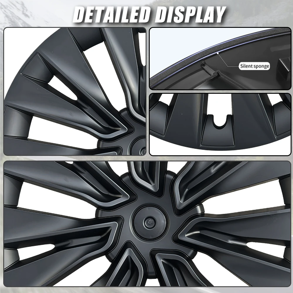 TESLA　テスラ　MODEL Y ジェニパー純正19インチホイール　4本セット 4PCS Hubcaps For Tesla Model Y Wheel Cover Full Rim 19