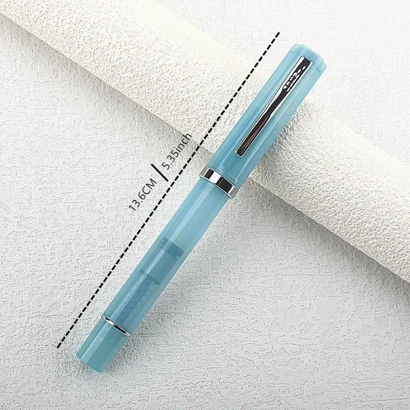13.6cm 58D 만년필 6 색 F EF 펜촉 잉크 펜 쓰기 서예 펜 학교 사무용품 문구 PK MAJOHN HONGDIAN