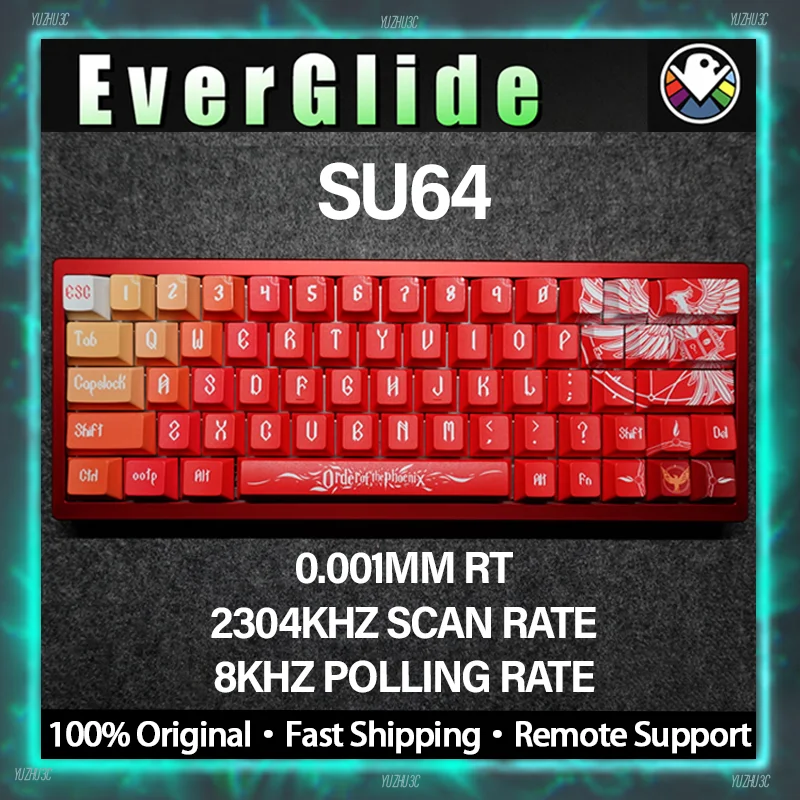 Everglide SU64 ゲーミングキーボード ホール効果スイッチ RT 0.001mm