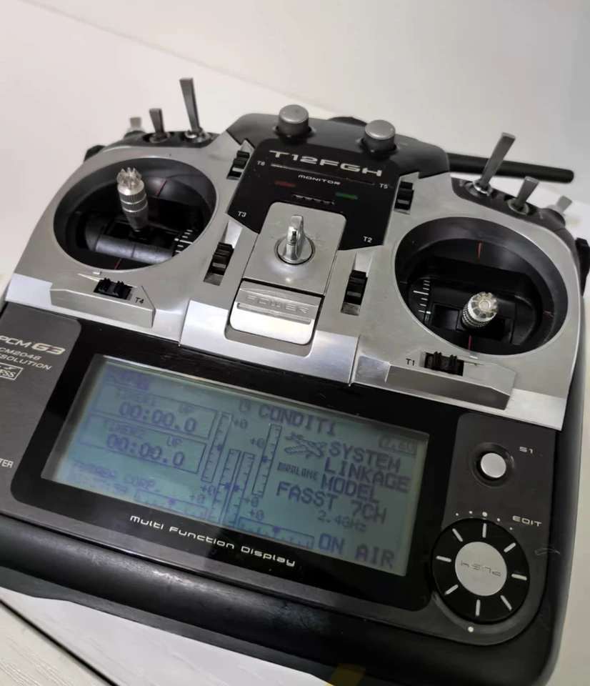 90% new Futaba T12FGH 12FG RC radio control controller set with tm