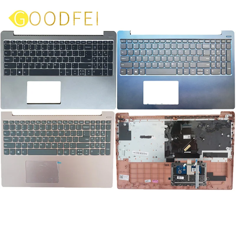 

Новинка для Lenovo Ideapad 330S-15IKB 7000-15IKBR IBK ARR без подсветки сенсорная панель Клавиатура Рамка подставка для рук верхний корпус для ноутбука синий