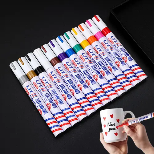 Waterproof Car Scratch Repair Pen Auto Wheel Tire Oily Painting Mark Pen Touch Up Paint Fill Remover Vehicle Tyre Paint Marker