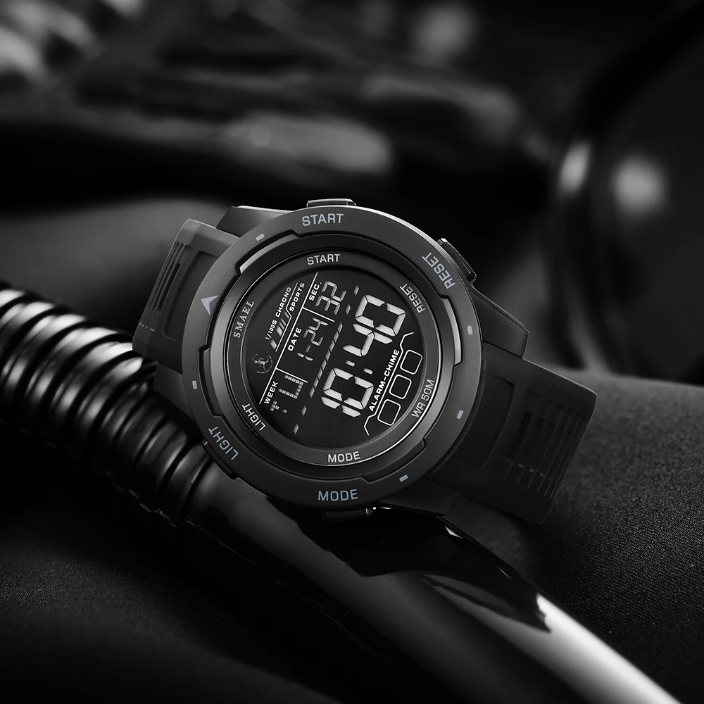 Military Watch Men Sports Watches Digital LED 50M Wateproof 8105C S Shock Resistant Military Watches Amry Men's Wristwatches sports watches