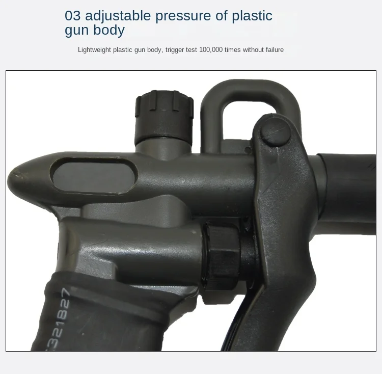Ion Air Gun Anti-Static Industrial Dust Removal Air Gun Double-Needle High Volta