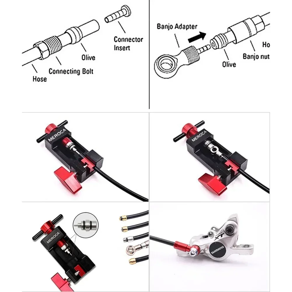 MTB Bike Oil Needle Olive Head Bicycle BH90 Olive Connector Caliper Parts For-Shimano Hydraulic Brake Hose SLX/XT/XTR
