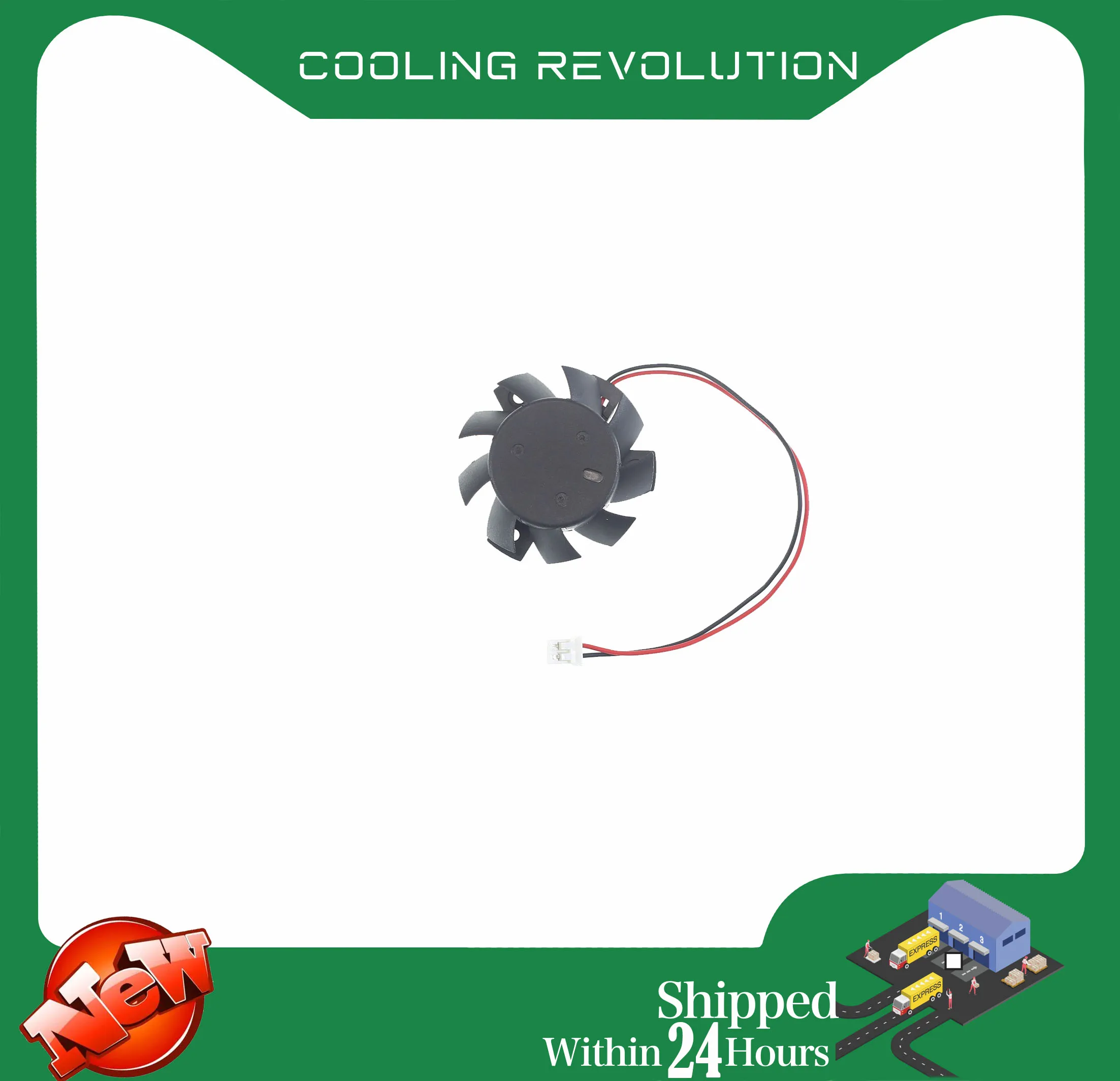 Ventiladores de Placa de Vídeo Asus Gt640 hd 4550 Hd5570 Efb0412hha T124010dl 2pin 37 mm