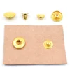 500sets press buttons S-Spring type silver/black/bronze/gold metal snaps 15mm/12.5mm/10mm  sewing accessories bulk clothing DIY 2