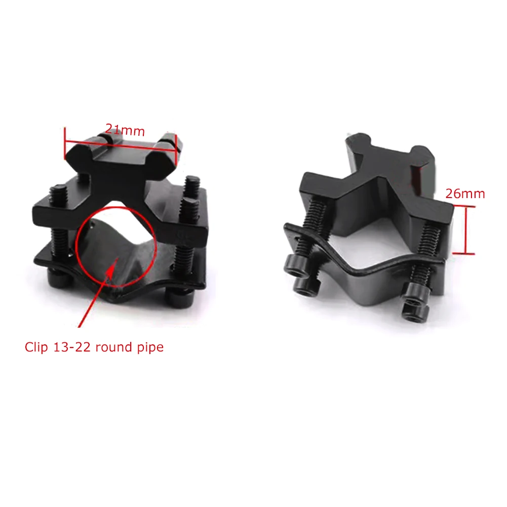 Adjustable Bipod Adapter Adjustable Bipod Adapter with 20mm Rail Barrel Tube Mount