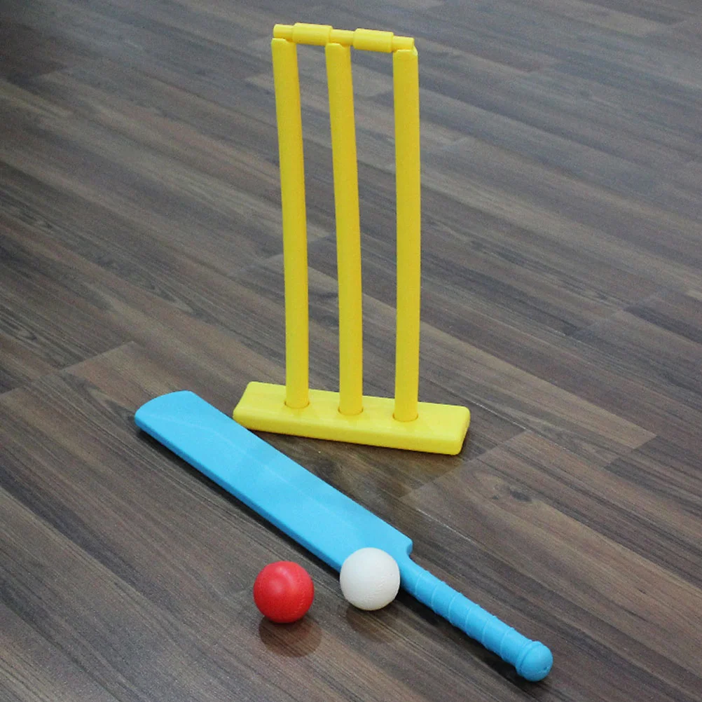 

1 Set Interactive Cricket Plaything Parent-child Sports Toys Indoor Toys Unisex Cricket Tool Kit