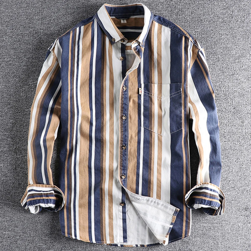 printed cotton overshirt