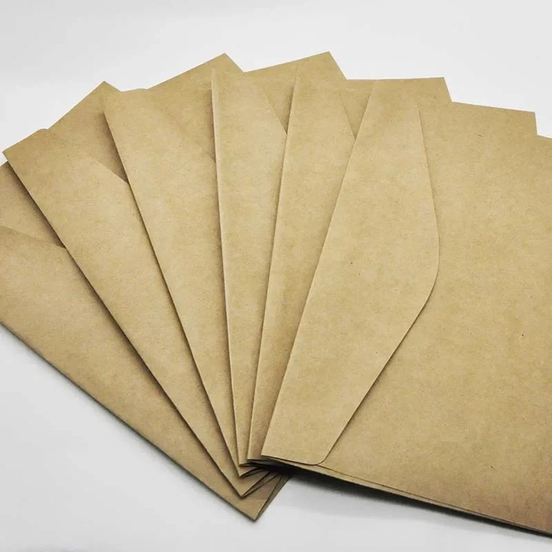 50pcs/lot A5 Envelope Storage Bag Stationery Small Business Supplies Office File Bag Contract Office Stationery Archive Bags kraft paper envelopes,mailing envelopes,gift card envelopes