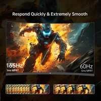 32 Inch FHD 1080p Curved Gaming Monitor - VA 1500R Curved Monitor, 165Hz 1ms MPRT, FreeSync & G-Sync, 122% sRGB 2