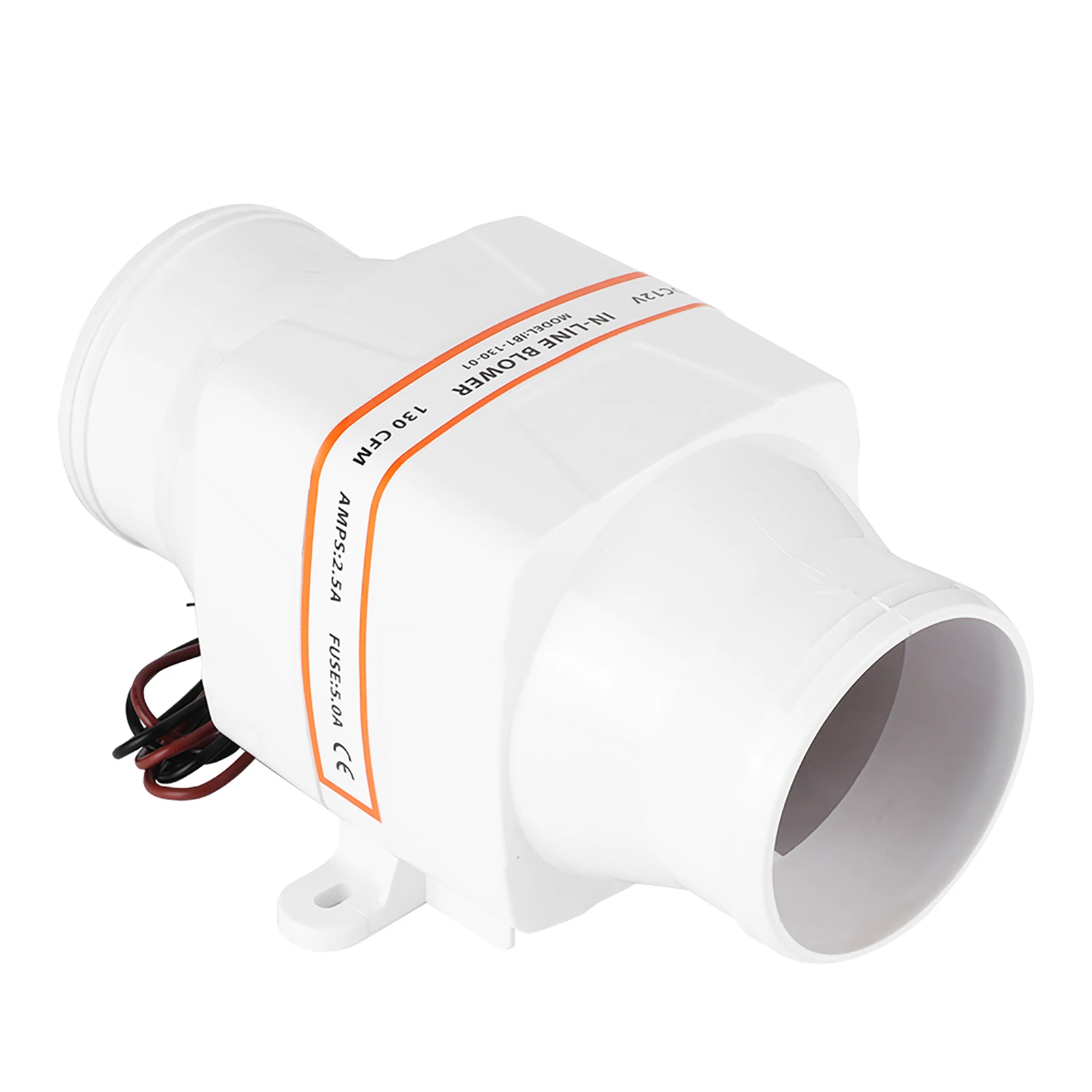 3in Ventilation Fan 3inch InLine Marine Bilge Air Blower Mute Strong Ventilation Fan for Yacht Boat RV Air Blower