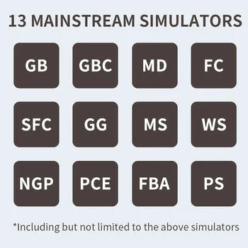 POWKIDDY v90 3-Inch IPS Screen Flip Handheld Console Dual Open System Game Console 16 Simulators Retro PS1 Kids Gift 3D New Game 2