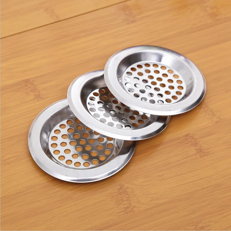 Steel Plug Filter Bath/Bathroom Sink Shower Drain Filter Cover Hair Catcher Sewage Filtration Floor Drain Kitchen Sink Strainer 2