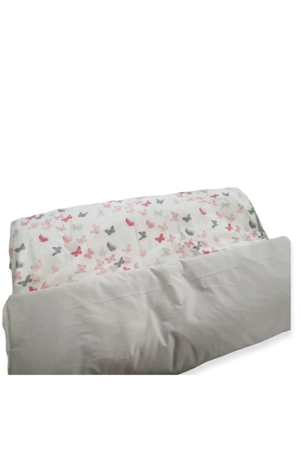 

Baby Child Quilt Standard 100x120 cm Pink Butterfly Grey Fiber Cotton Baby & Child Quilt Home Textile Textile & Furniture