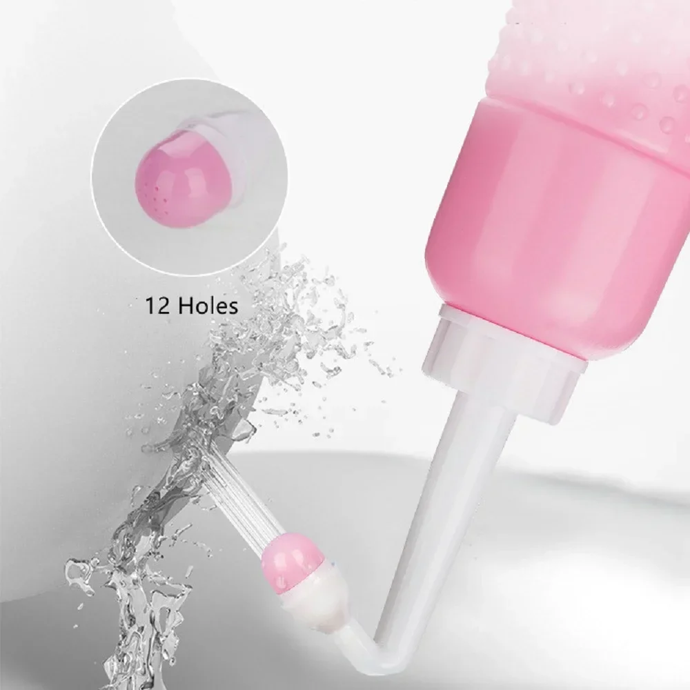 500ML 산후 관리용 여성 청결제 휴대용 회음부 세척기, 출산 후 목욕 필수품