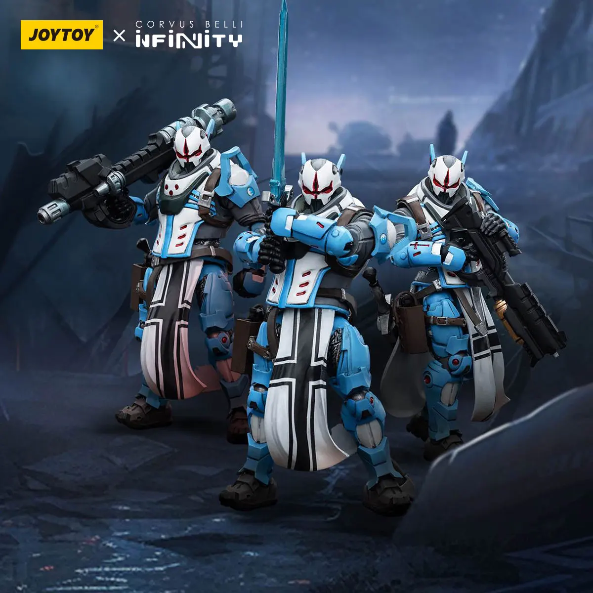 

『In Stock』JOYTOY Infinity Collection 1/18 Action Figures PanOceania Teutonic Knights Anime Games Collection Military Model
