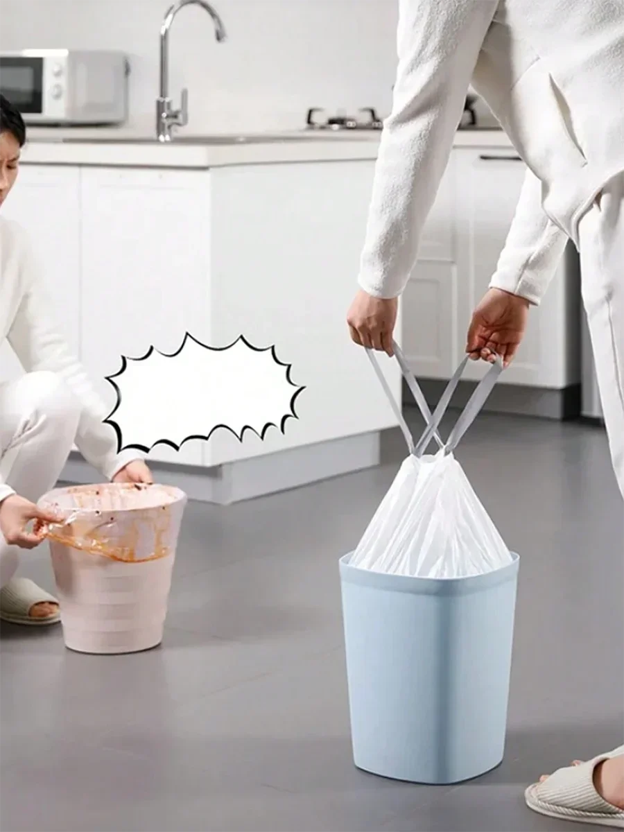 Trash Bags 15pcs/roll For Home Kitchen Restaurant Living Room Garbage Sorting