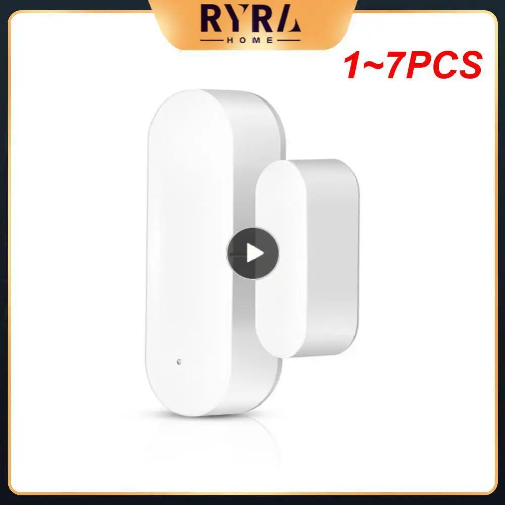 

1 ~ 7 шт. смарт-датчик двери Tuya, Wi-Fi/дверь, окно, открытый, закрытый детектор, умное устройство, приложение Smart Life