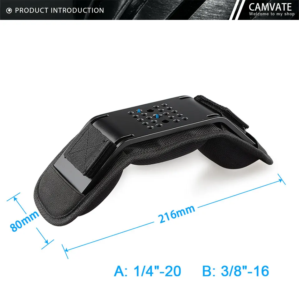 Camera Shoulder Pad With 360° Swivel 15mm Rod Clamp For DSLR Camera/Video Camco