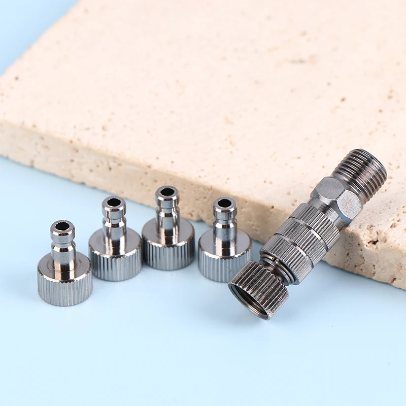 Airbrush Quick Disconnect Coupler Quick Release Fitting Adapter 5 Male Fitting 1/8 INCH Hose Air Brush Parts airbrush coupler