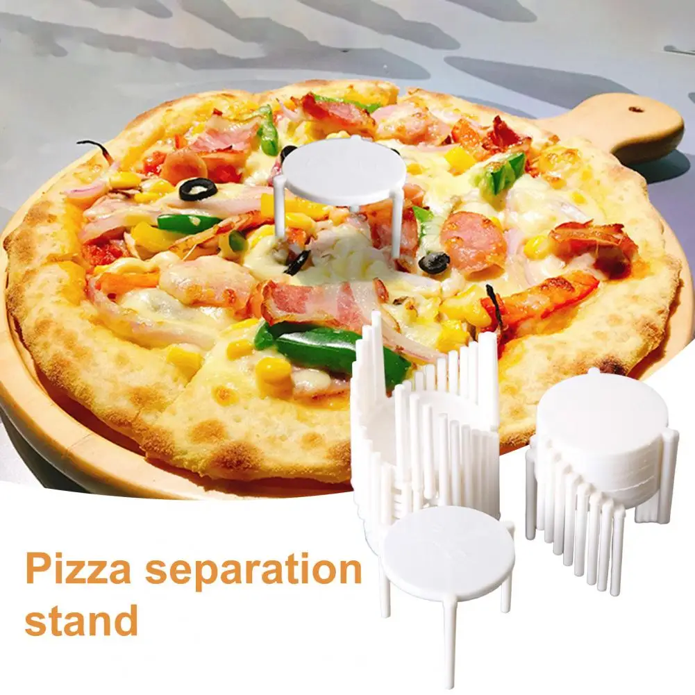 100Pcs Pizza Saver Stands Smooth Surface Pizza Stands Anti-Stick Triangle Saver