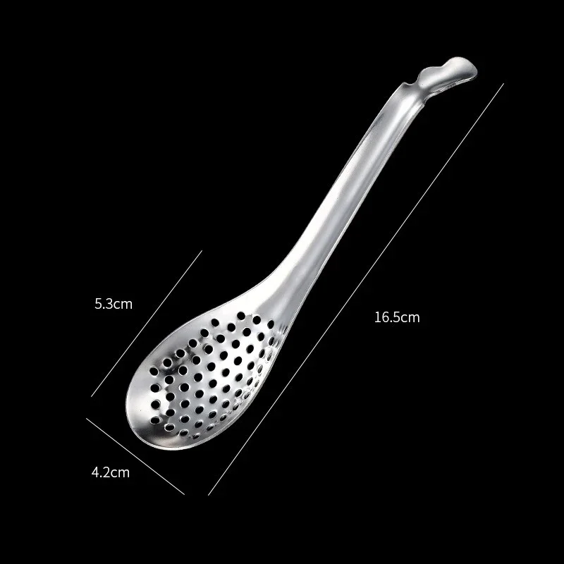Molecular Cuisine Caviar Spoon Cooking Gadgets Colander Egg Yolk Caviar Colander Kitchen Tools Kitchen Accessories Cooking