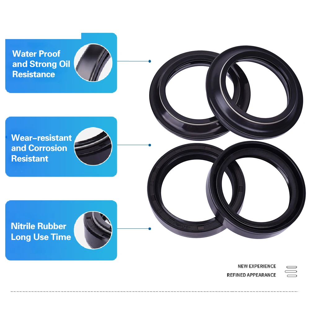 

40x52x10 Motor Bike Front Fork Oil Seal 40 52 Dust Cover For XISPA X250R X250 X 250 R R2580 R 2580 X280R X280 X 280 R 2008 2009