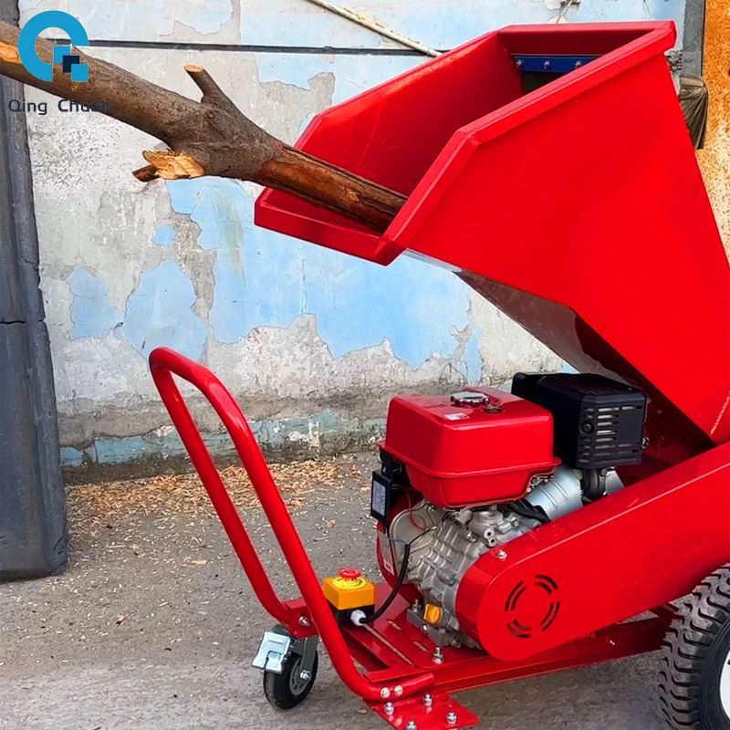 Branch shredder small household orchard branch crusher garden greening leaf  branch crusher 3