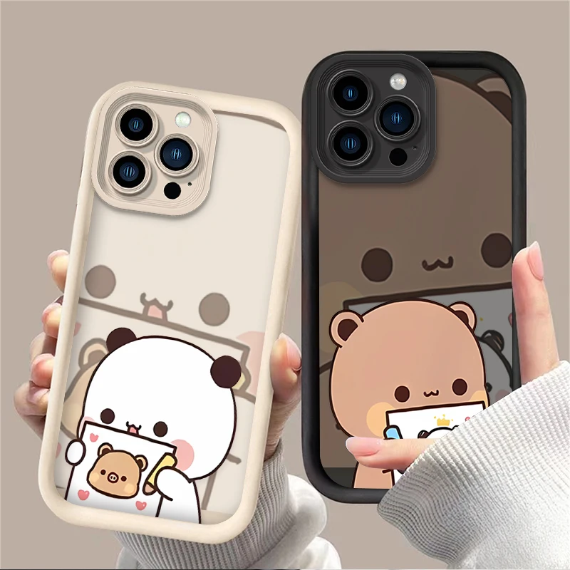 Stylish Hot BuBu DuDu Couple Silicone Phone Case