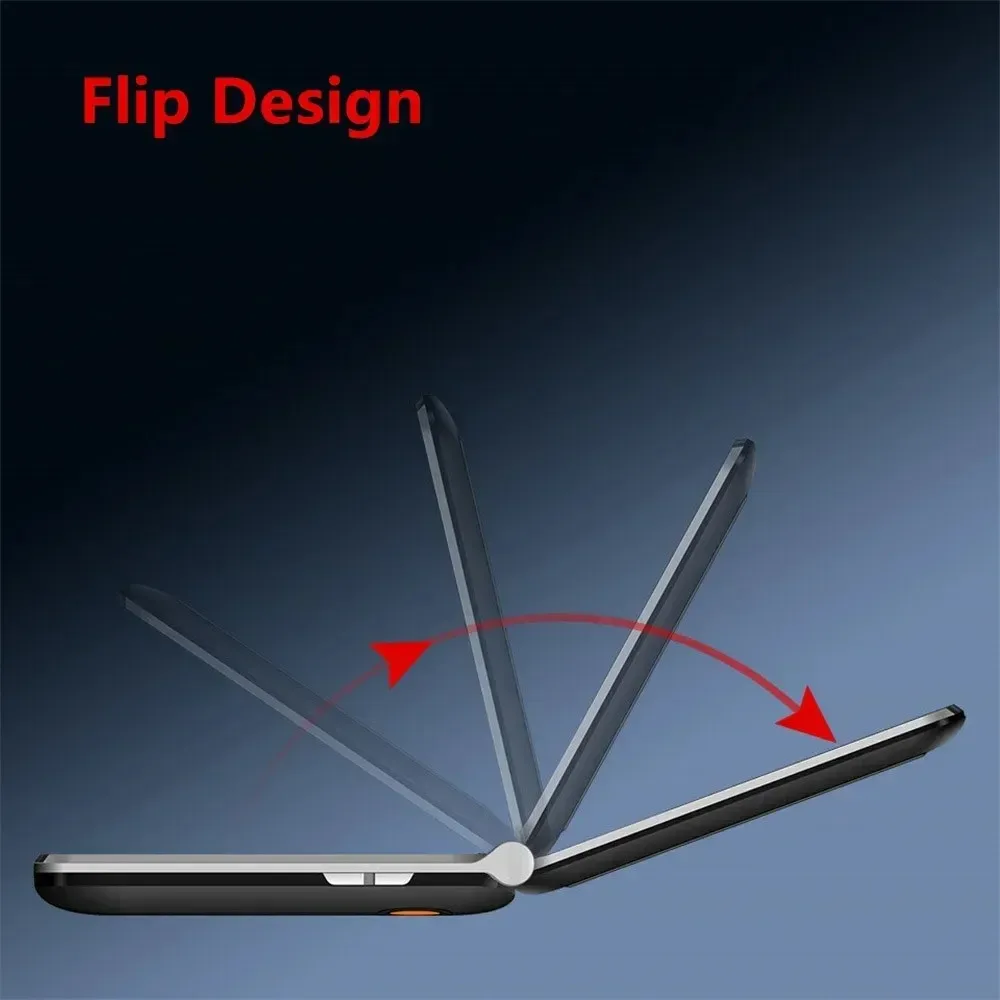 UNIWA V202T Global Version 4G Flip Phone Large Button for Elderly Mobile Phone 2.4Inch Screen 1450mAh With Emergency Call Button