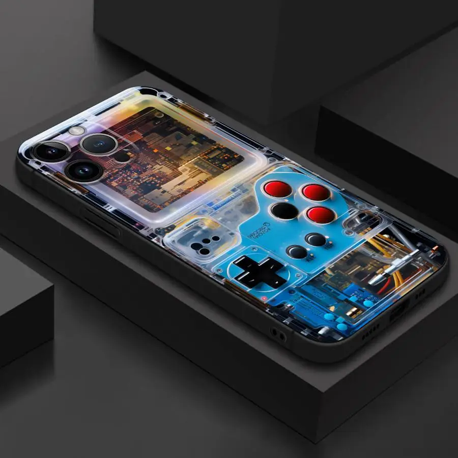 Vintage Arcade Silicone Phone Case, Nostalgic Gaming Design