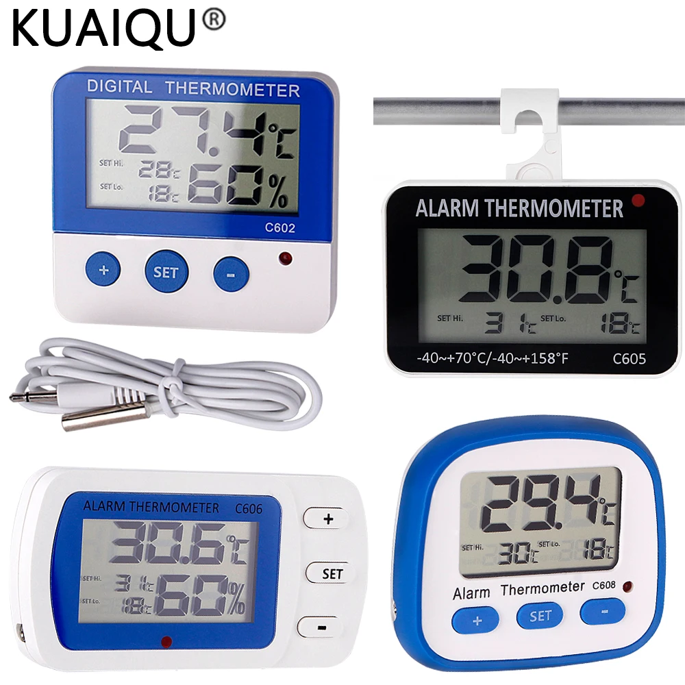 

LCD Digital Thermometer Hygrometer Indoor Room Electronic Temperature Humidity Meter Sensor Gauge Weather Station For Home